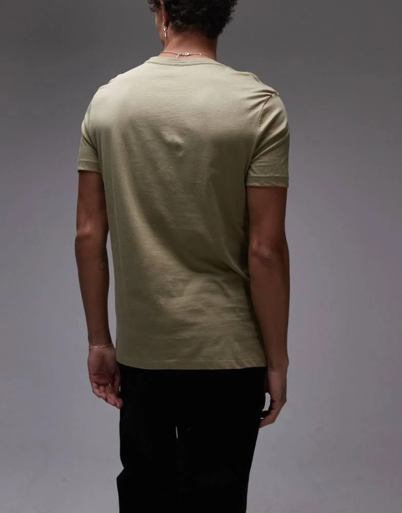 ALL SAINTS AllSaints Tonic crew t-shirt 3-pack in white brown green 4