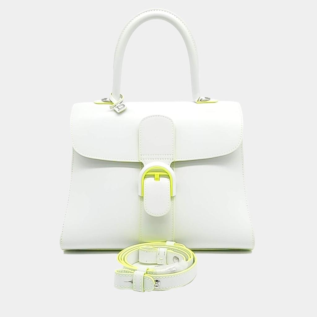 DELVAUX Delvaux White Leather Briand MM bag