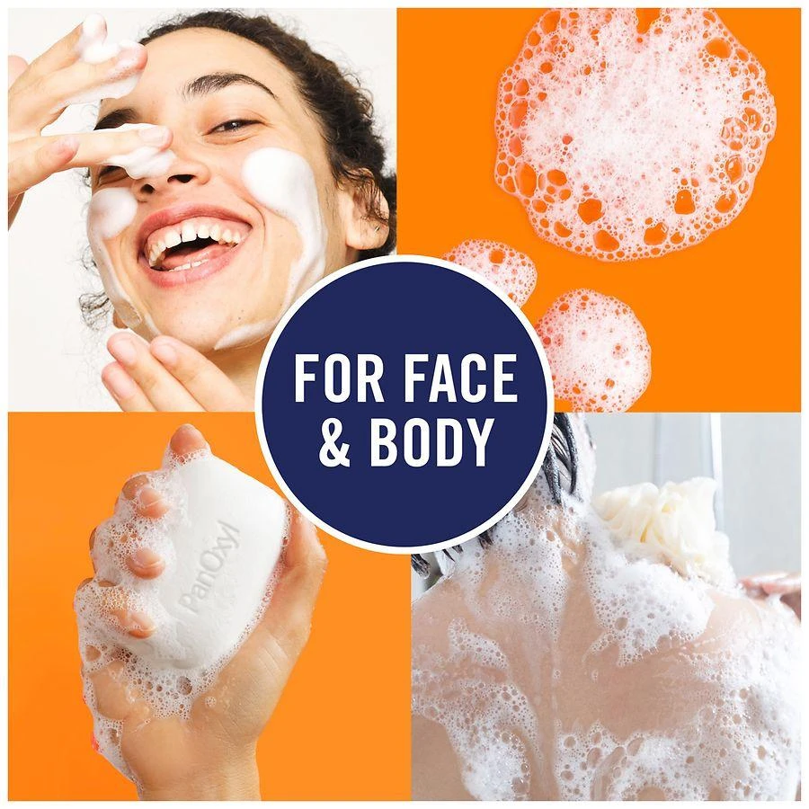 PanOxyl Acne Cleansing Bar 10% Benzoyl Peroxide Fragrance-Free 5