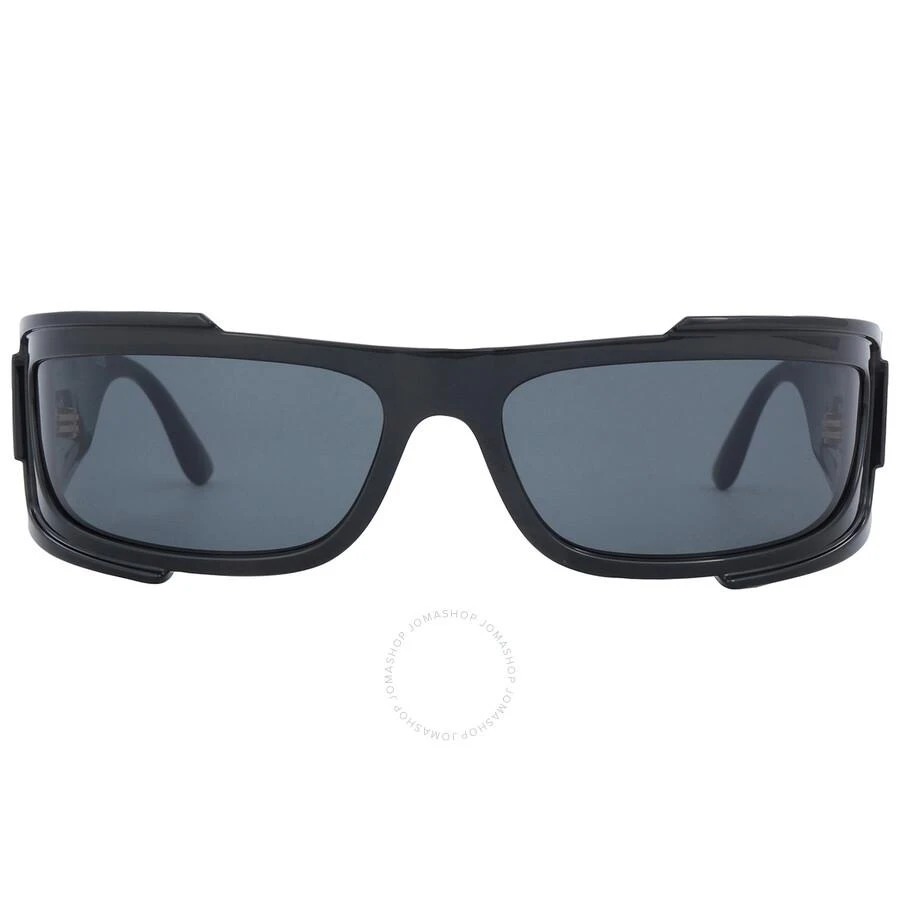 Versace Dark Grey Wrap Men
s Sunglasses VE4446 GB1/87 67 1