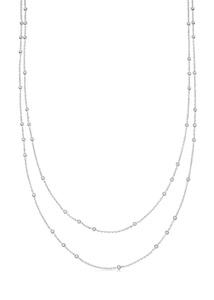 Missoma Double Chain sterling silver necklace 1