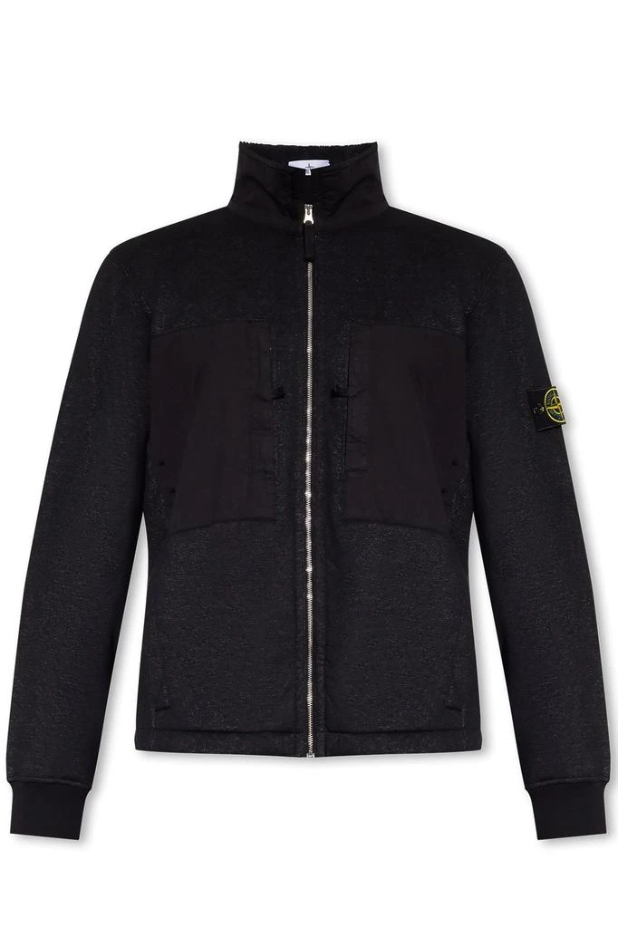 Stone Island Stone Island High-Neck Zipped Sweatshirt 1