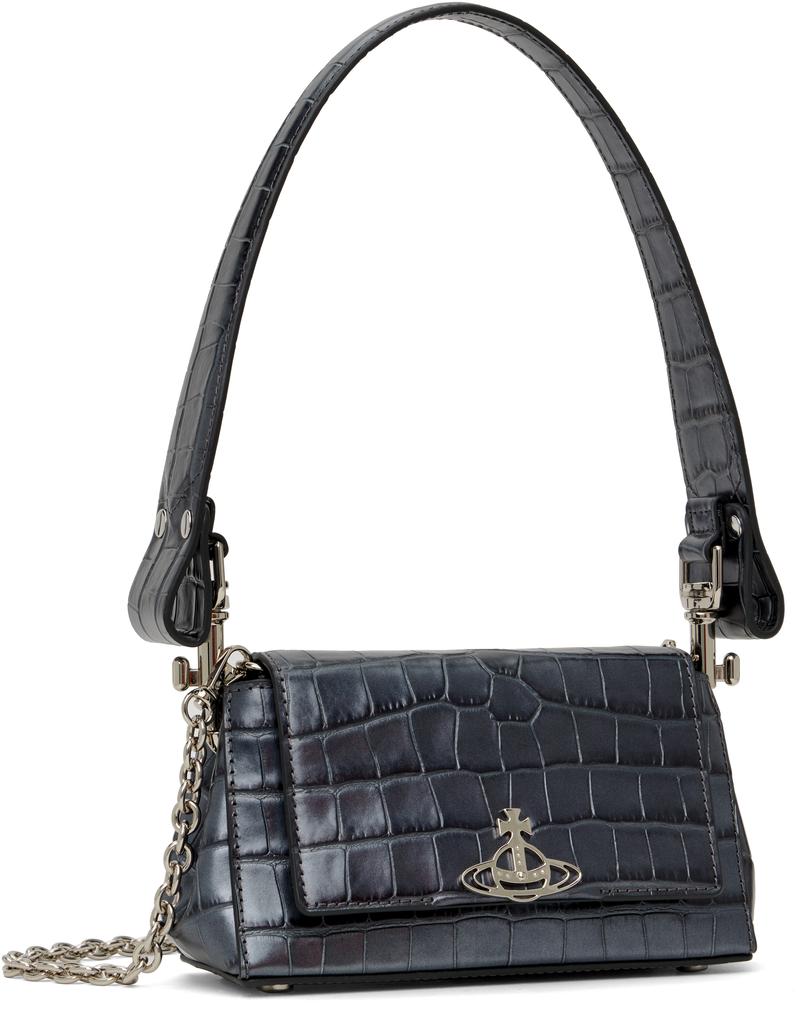 Vivienne Westwood Gunmetal Hazel Small Bag