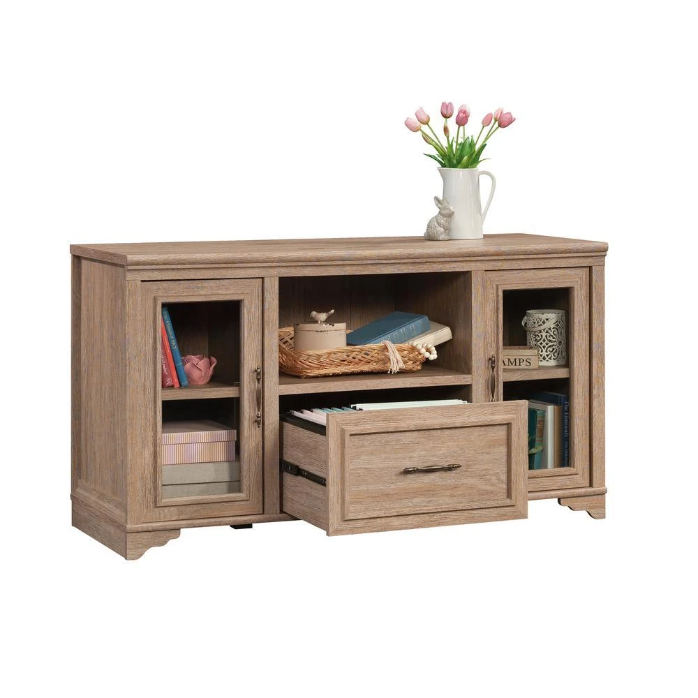 Sauder Rollingwood Commercial Office Credenza, Brushed Oak finish 3