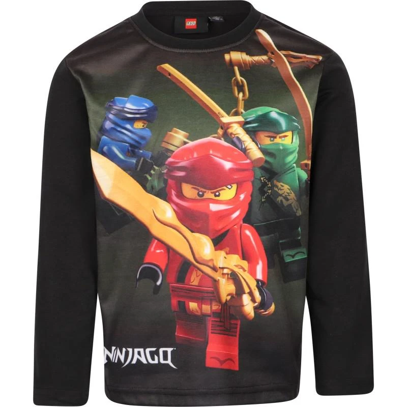 LEGO Ninjago squad long sleeved t shirt in black 1
