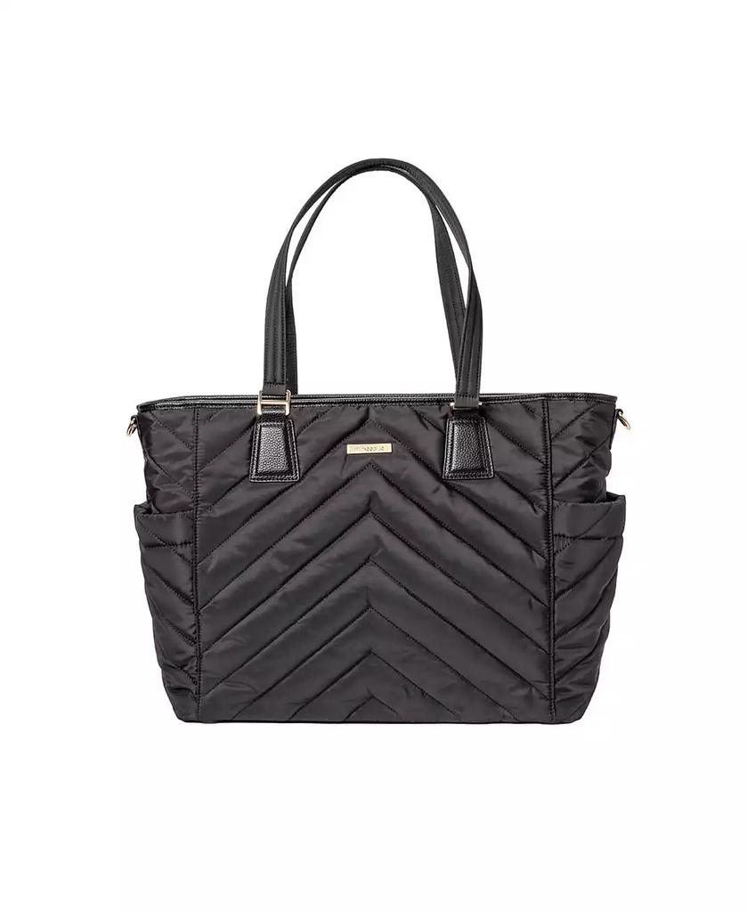 MinkeeBlue Convertible Organizational Ella Tote Bag with Lunch Bag