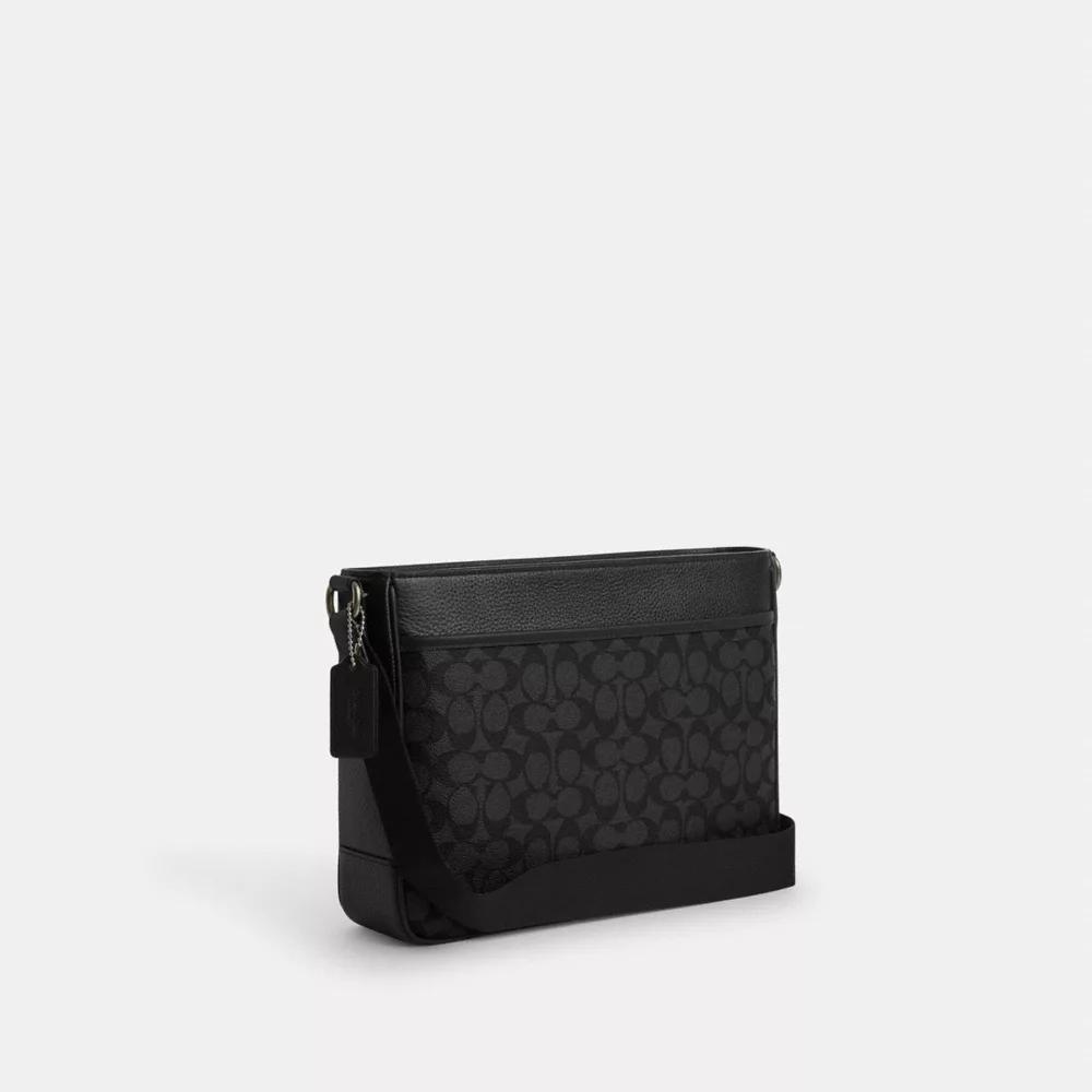 Coach District Crossbody Bag In Signature Canvas - Crossbody