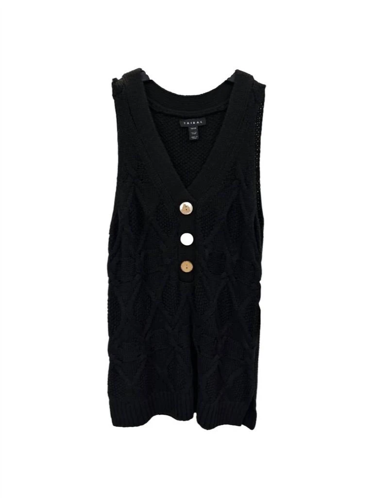 Tribal Tribal - Sleeveless Sweater 5