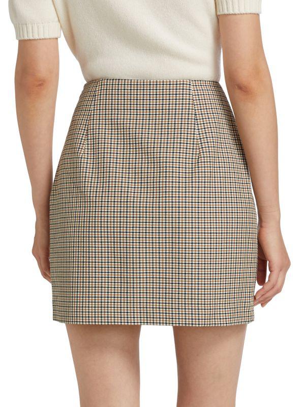 Alice by Temperley Maris Plaid Miniskirt