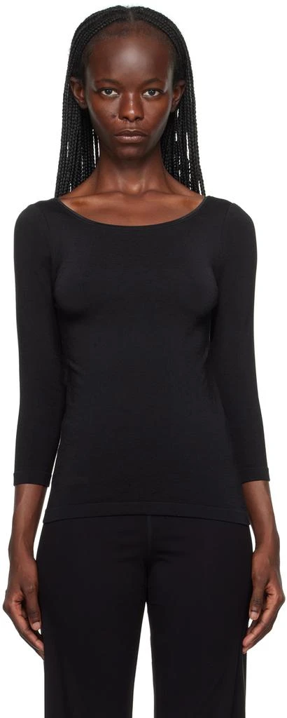 Wolford Black Cordoba Long Sleeve T-Shirt 1