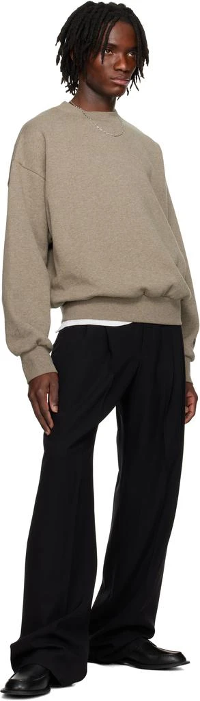 Essentials Gray Classic Crewneck Sweatshirt 5