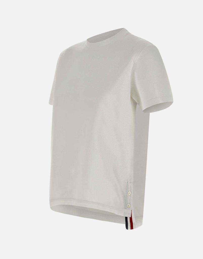 Thom Browne "Relaxed Fit Short Sleeves" piqué cotton T-shirt