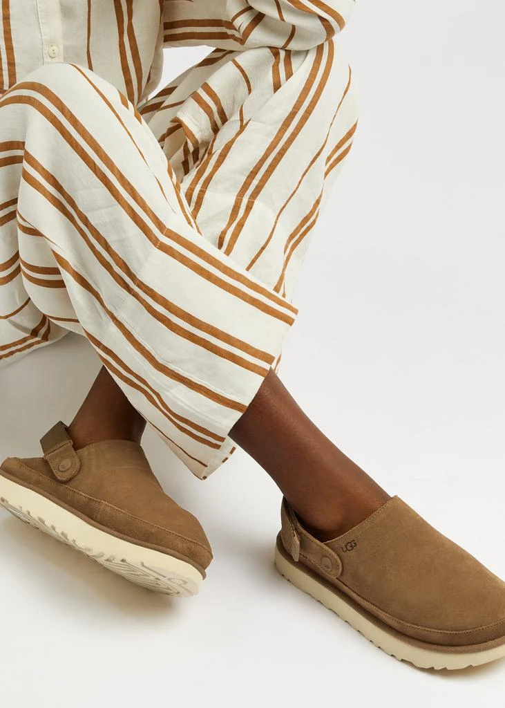 UGG Goldenstar Clog suede sliders 6