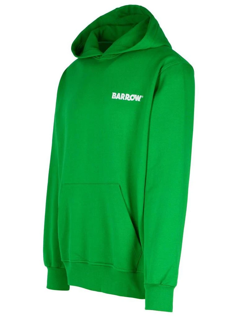 BARROW Barrow Green Cotton Sweatshirt 2