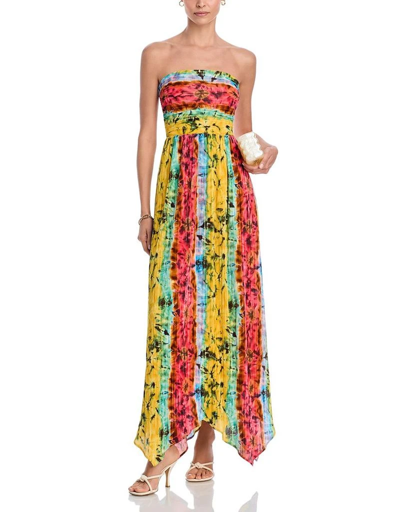 Ramy Brook Printed Strapless Midi Dress - Exclusive 3