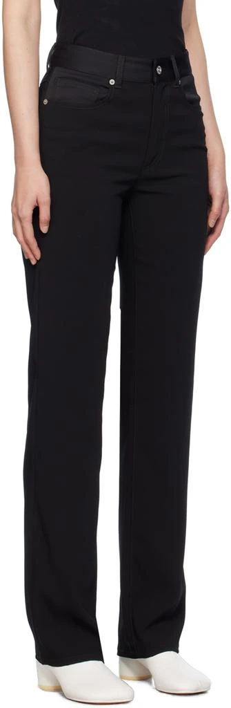 MM6 Black Five-Pocket Jeans 2