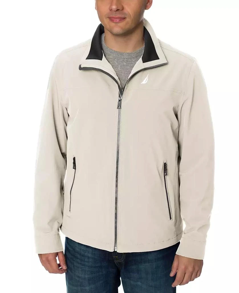 Nautica Men's Stretch Performance Windbreaker and Rain Jacket 1