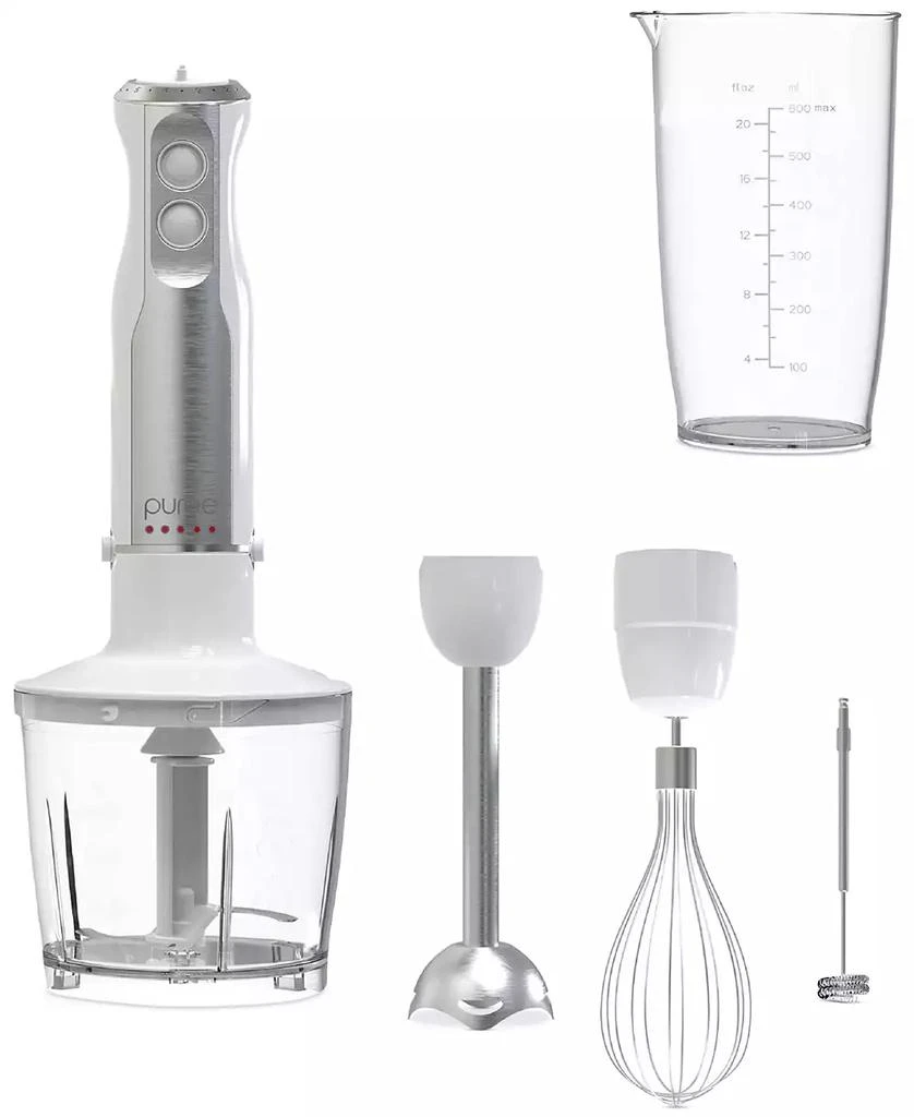 Tzumi Puree Stainless Steel Blade 6-Pc. Immersion Blender Set 2