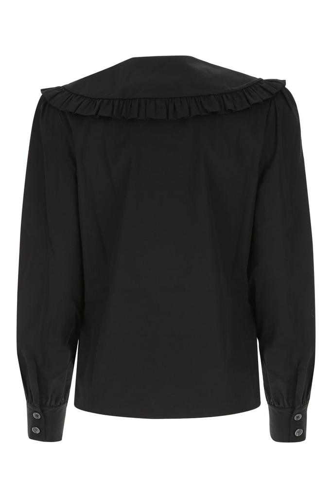 Alessandra Rich Black poplin shirt