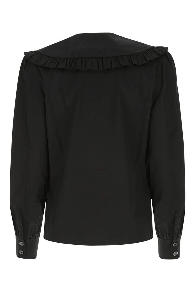 Alessandra Rich Black poplin shirt 1