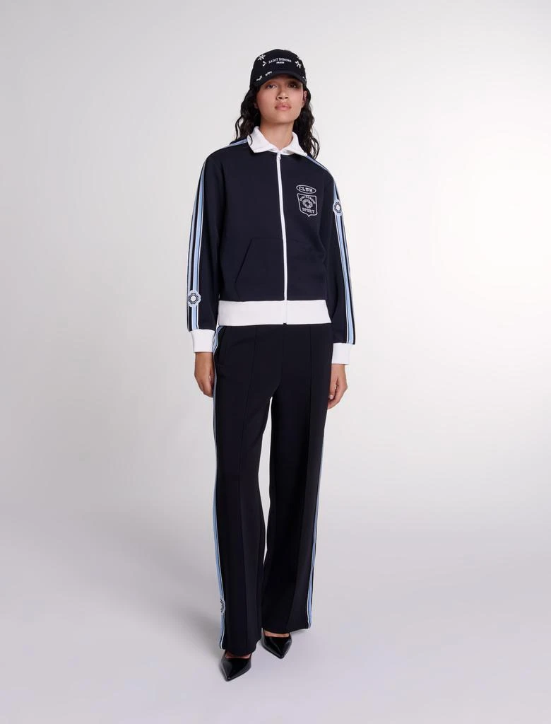 Maje Maje Woman's polyester, Embroidered tracksuit jacket for Fall/Winter 1