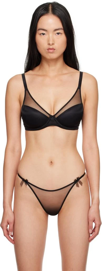 L'Agent by Agent Provocateur Black Lucky Bra 1