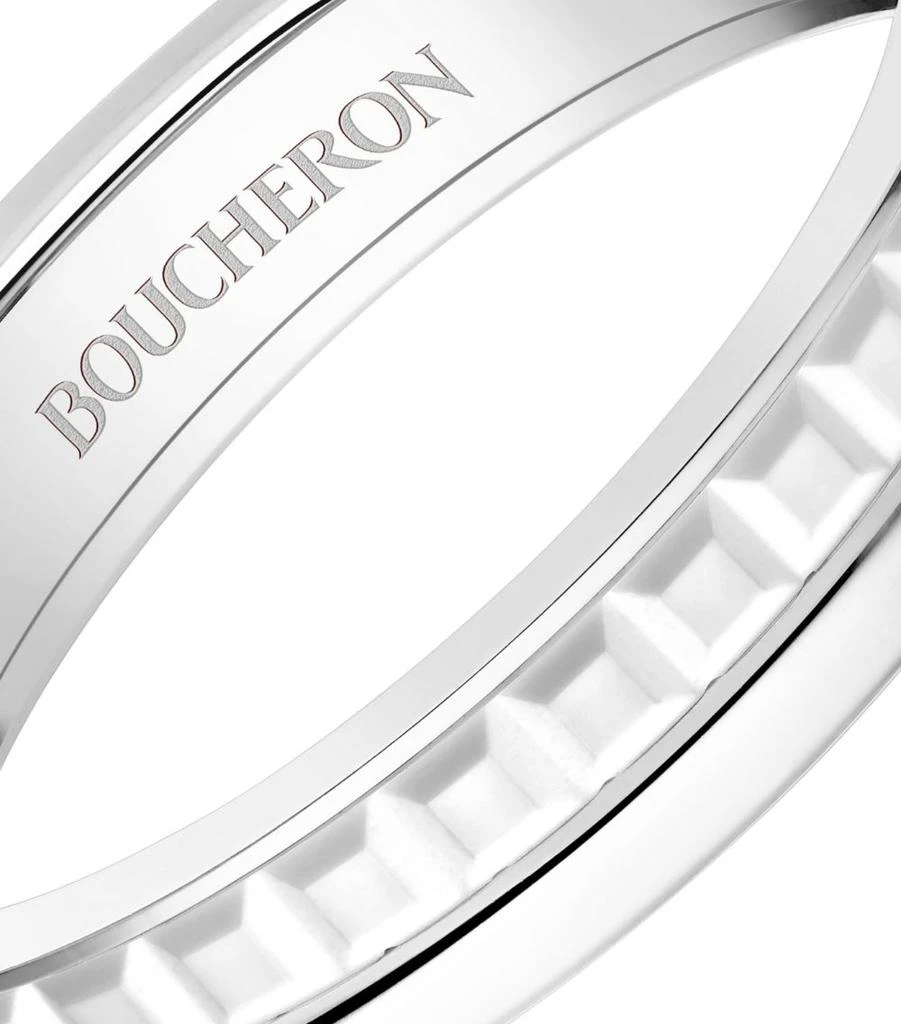 Boucheron White Gold Quatre Double White Edition Wedding Band 3