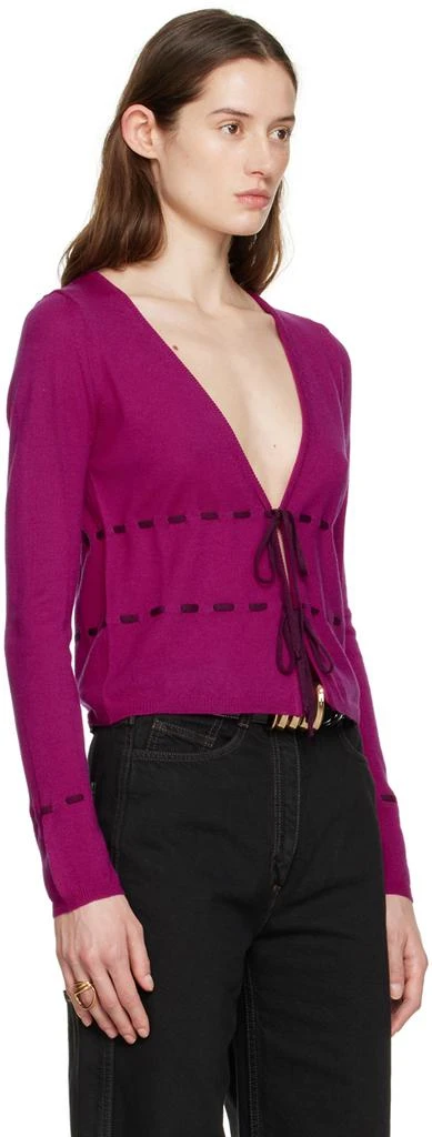 Saks Potts Purple Margrethe Cardigan 2