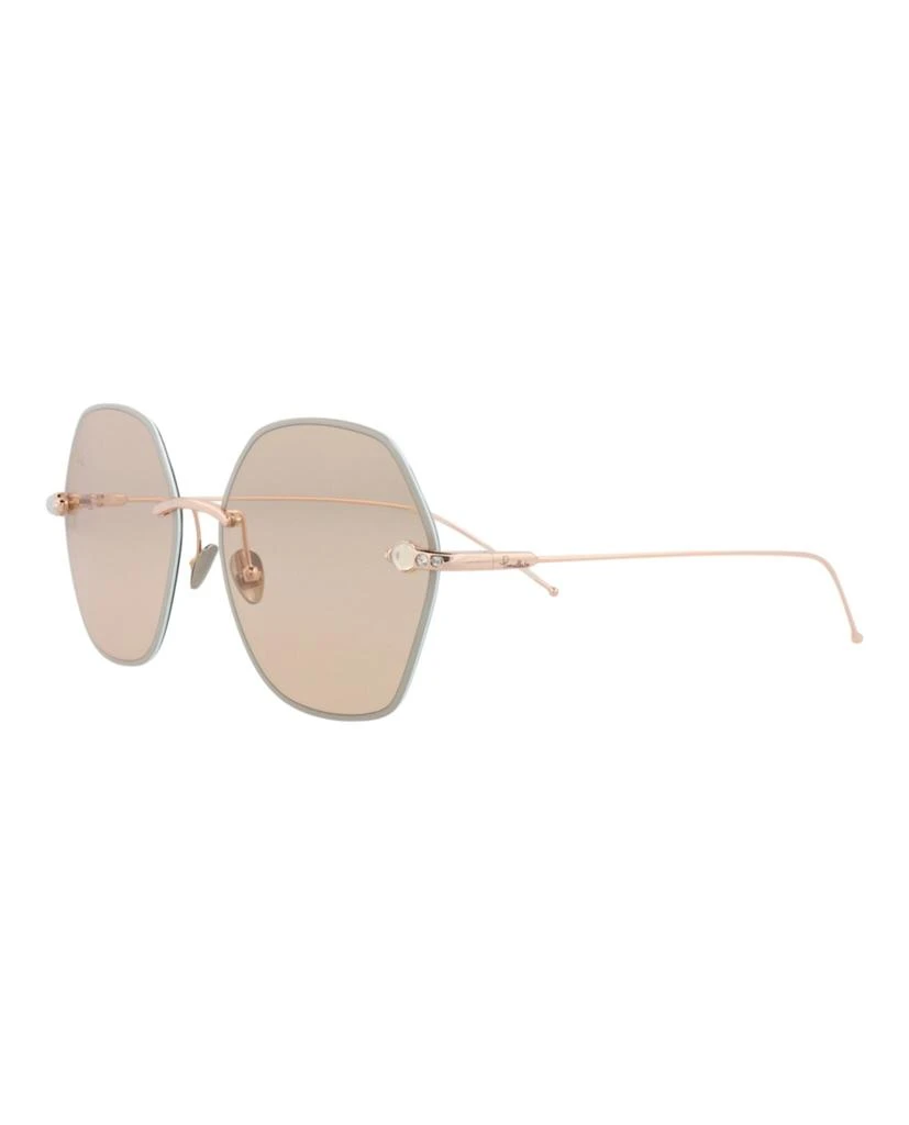 Pomellato Round-Frame Metal Sunglasses 2