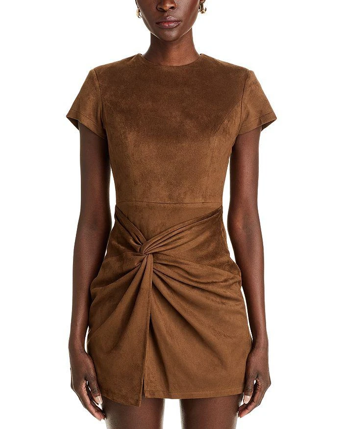 Faux Suede Dress - Exclusive  On Sale Now with Up to 50% Off | Discover  Exclusive Deals & Savings at BeyondStyle  Authentic AQUA dress|women with  Limited-Time Discounts, Free Shipping, and