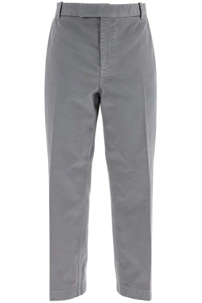 Thom Browne Thom Browne Pressed Crease Tapered Leg Chinos 1