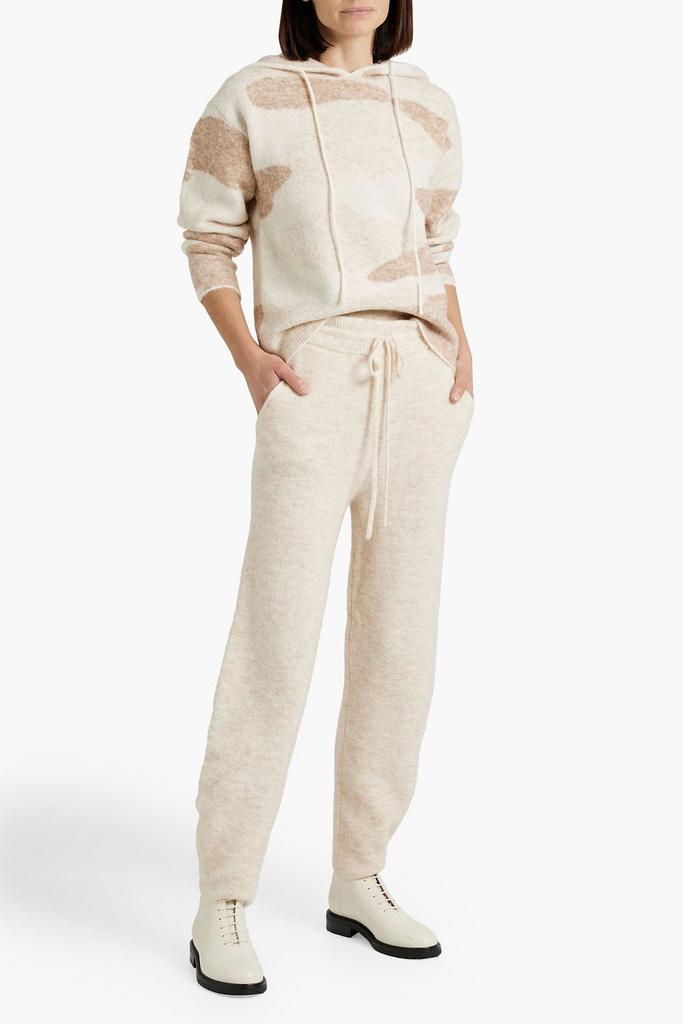 Holden Chalet mélange ribbed-knit track pants