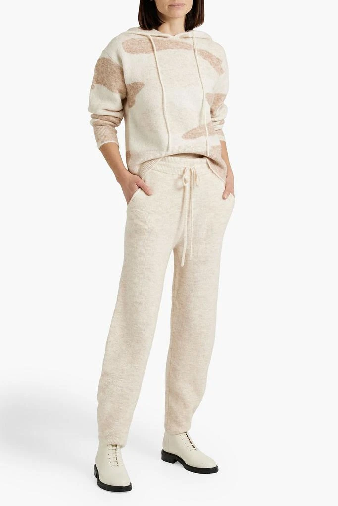Holden Chalet mélange ribbed-knit track pants 2