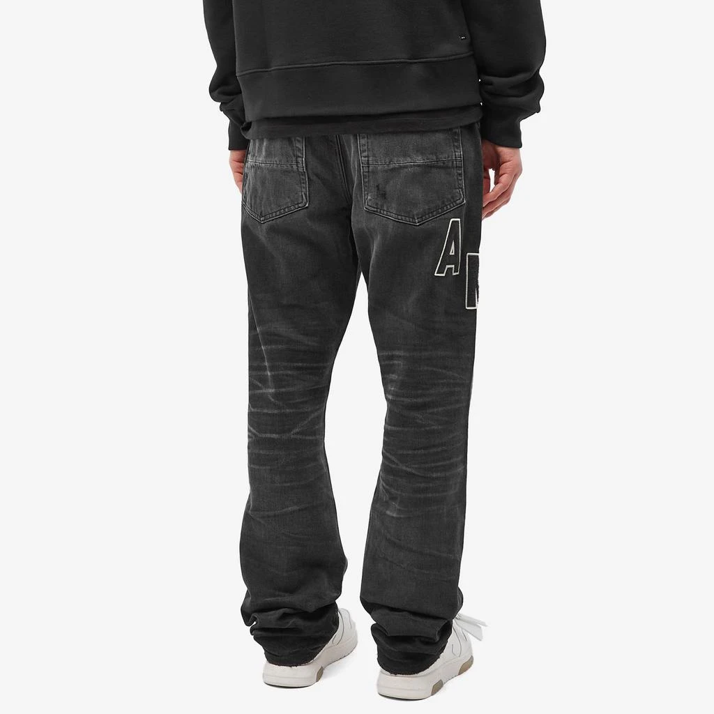 AMIRI AMIRI Hockey Logo Straight Jeans 3