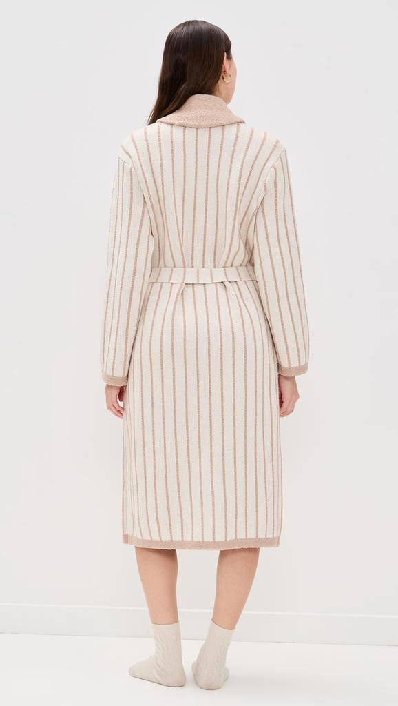 Barefoot Dreams CozyChic Cotton Pinstripe Robe