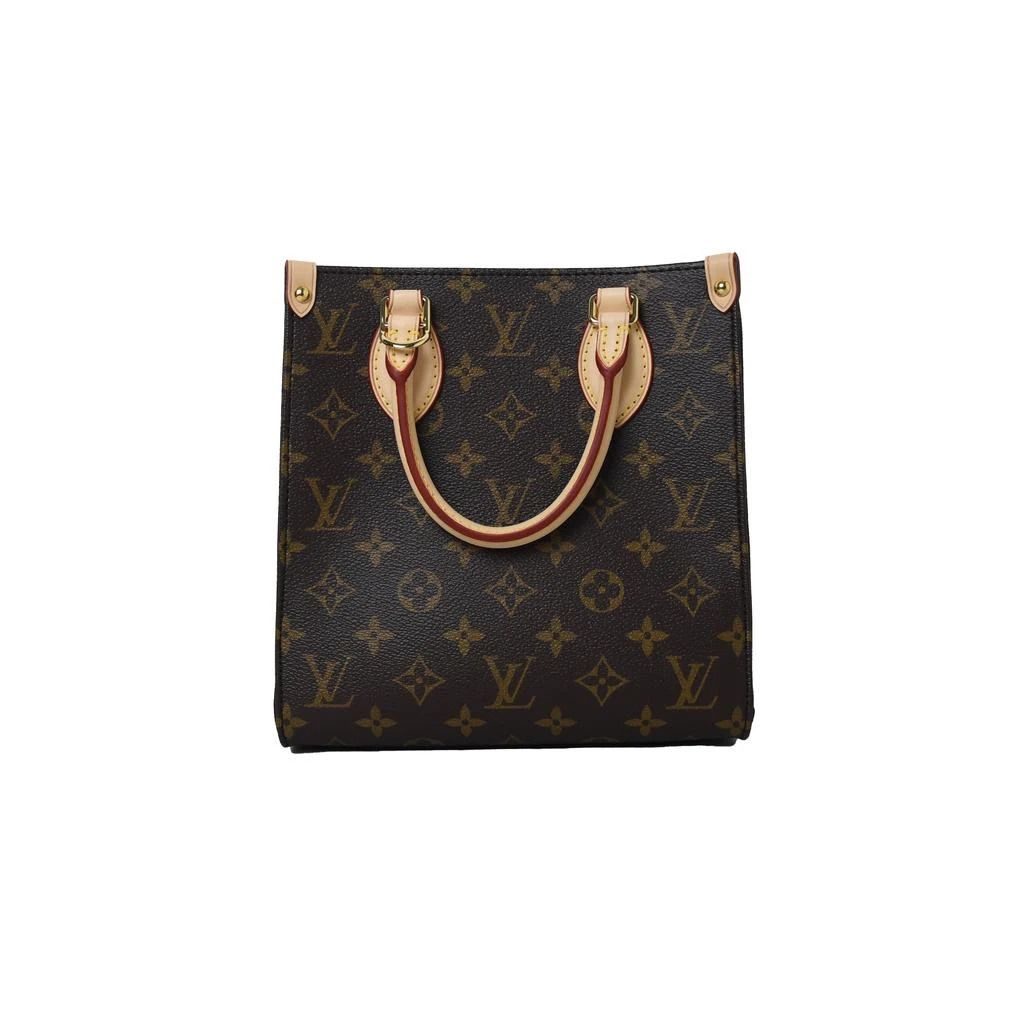 LOUIS VUITTON Louis Vuitton Sac Plat BB Bag Monogram Brown 3
