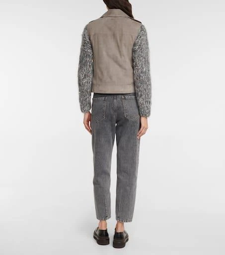 Brunello Cucinelli Suede biker vest 3