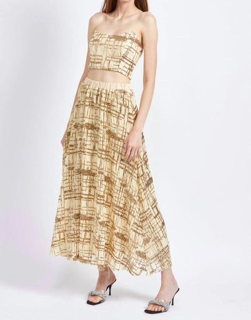 en saison sequin dress Shop Quinn Sequin Set In Gold on Sale at BeyondStyle – Get 60% Off Quinn  Sequin Set In Gold with Limited-Time Flash Deals, Exclusive Discounts, and  Special Offers. Enjoy Unbeatable Savings on