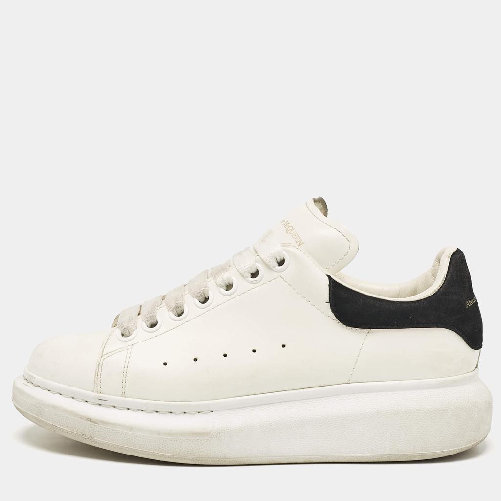 Alexander McQueen Alexander McQueen White Leather and Suede
