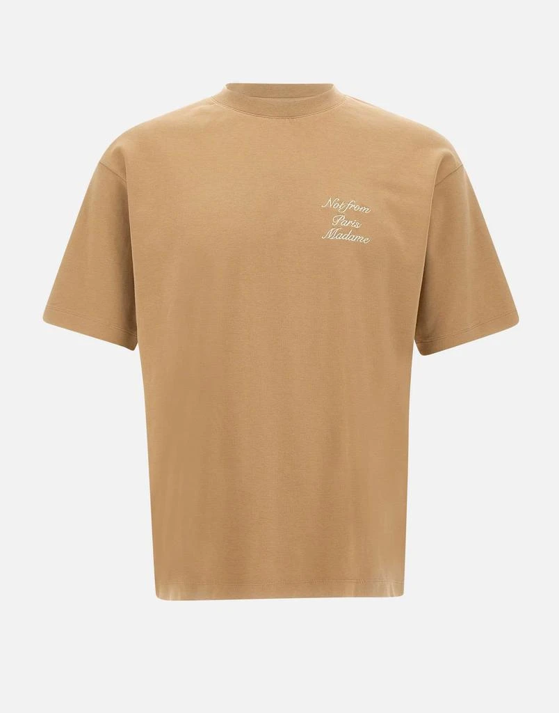 Drôle de Monsieur "Slogan calligraphy" cotton t-shirt 1