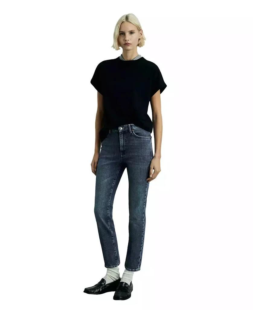 Mango Women's Claudia Slim-Fit Cropped Jeans 1