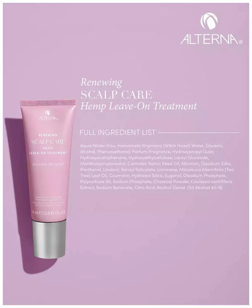 ALTERNA Renewing Scalp Care Hemp Leave-On Treatment, 2.5 oz. 8