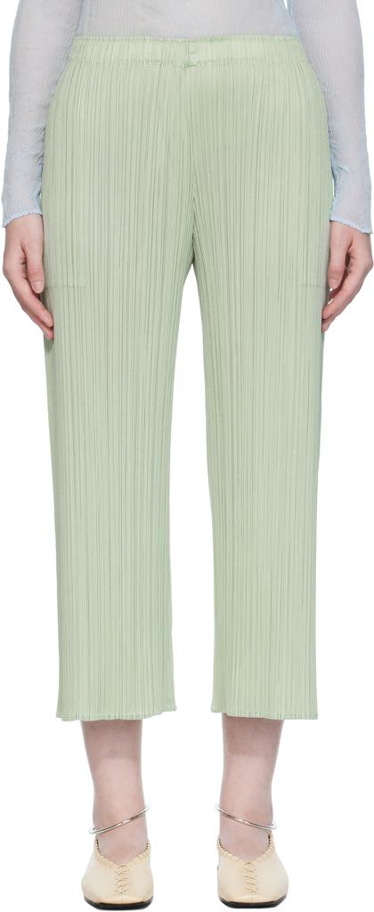 Pleats Please Issey Miyake 'Grainy Colors' Pants – On Sale