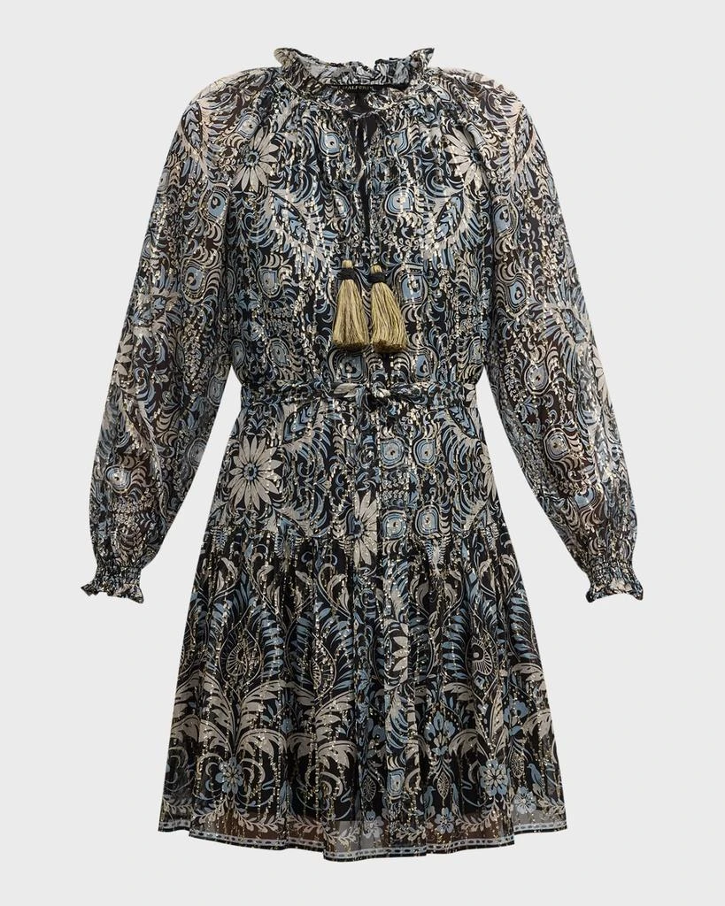 Kaye Floral-Print Metallic Fleck Dress  On Sale Now with Up to 67% Off |  Discover Exclusive Deals & Savings at BeyondStyle  Authentic Kobi Halperin  dresses|women's clothing|women|Women with Limited-Time Discounts, Free