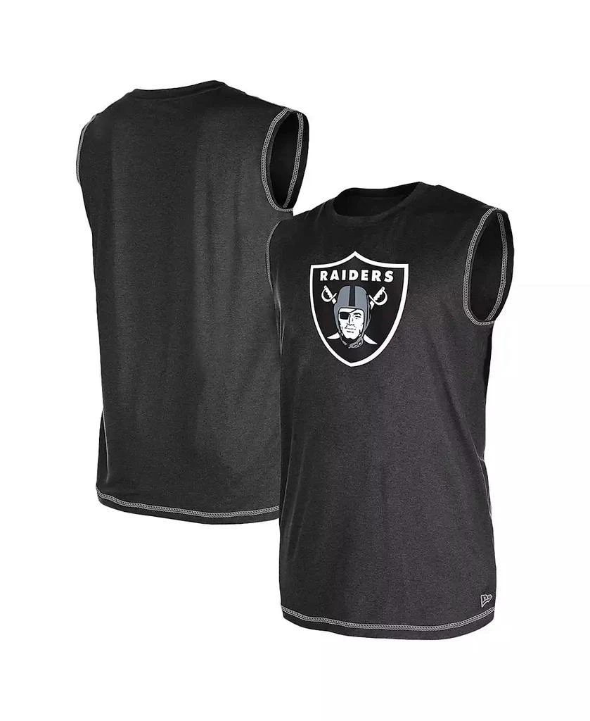 New Era Men's Black Las Vegas Raiders Tank Top 1