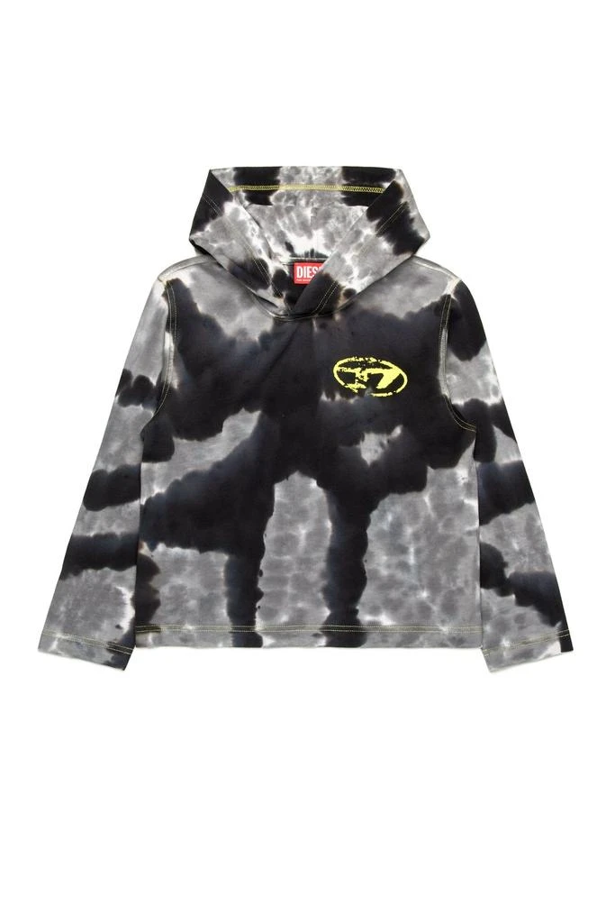 Diesel Kids Diesel Kids Oval-D Logo Tie-Dyed Hoodie 1