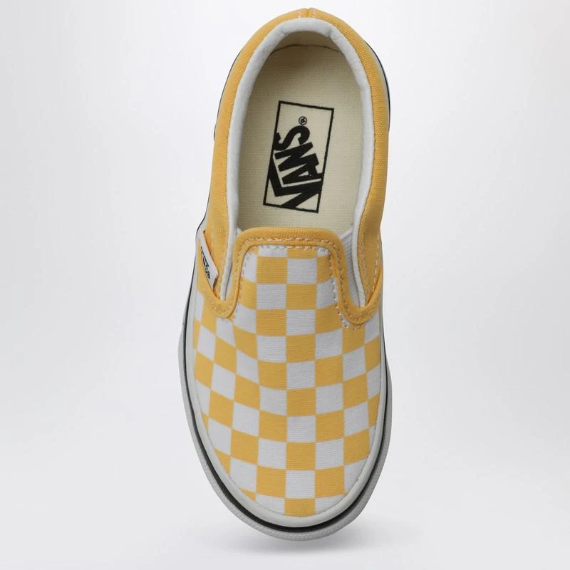 Vans White/yellow slip-on sneaker with Check pattern 3
