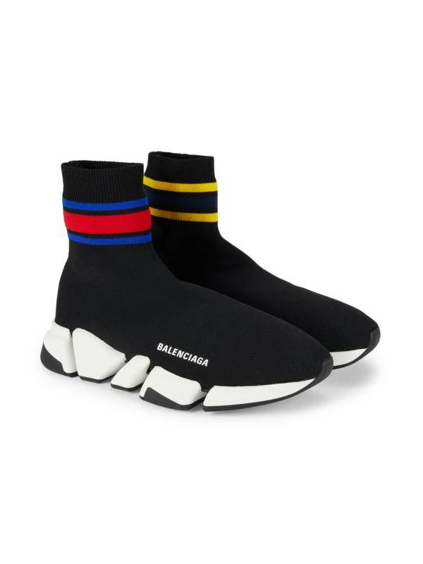Balenciaga Speed 2.0 Logo Knit Sneakers 2