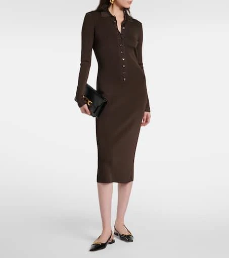 Tom Ford Whitney patent leather slingback flats 3