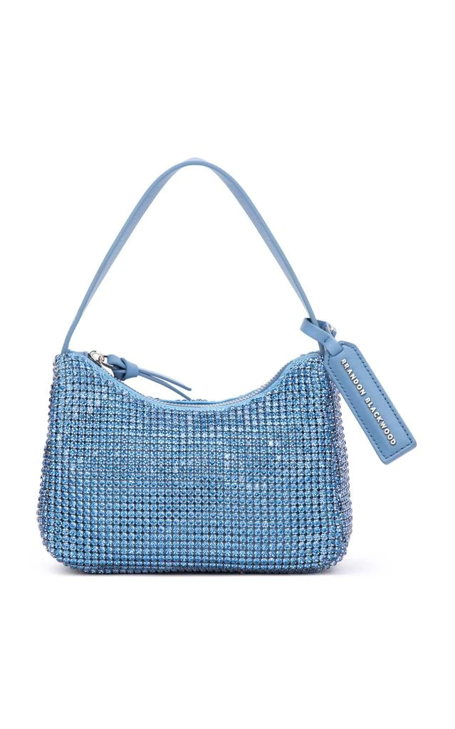 Brandon Blackwood Brandon Blackwood - Syl Rhinestone Shoulder Bag - Blue - OS - Moda Operandi 1